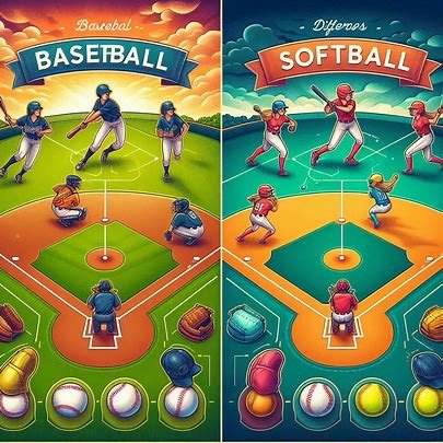 Perbedaan Baseball dan Softball