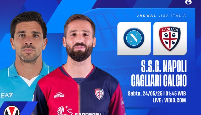Prediksi Napoli vs Cagliari Serie A 24 Mei 2025