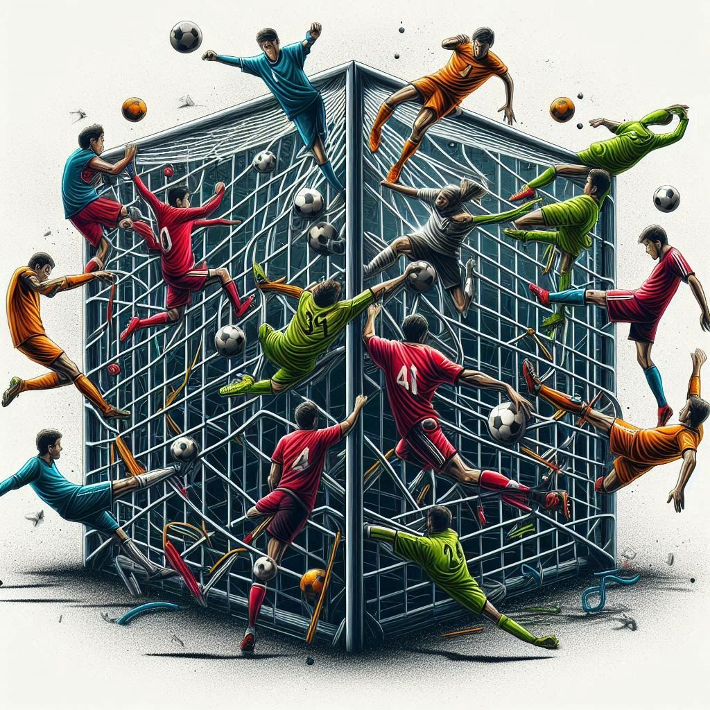 Liga Sepak Bola Tanpa Bola, Permainan yang Bikin Bingung