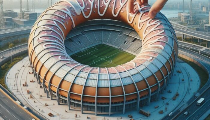 Stadion Sepak Bola Berbentuk Donat: Arsitektur Unik yang Jadi Ikon Baru dan Destinasi Para Fans
