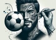 Pemain Sepak Bola Ini Viral karena Punya Tato Bola di Wajah, Simbol Cinta Sejati pada Permainan
