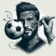 Pemain Bola Bertato Bola di Wajah, Unik dan Berani