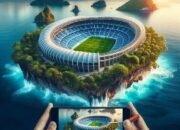 Stadion Sepak Bola Mengapung di Atas Laut: Lokasi Eksotis yang Jadi Daya Tarik Wisata