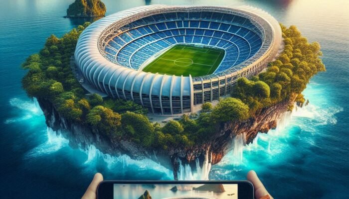 Stadion Sepak Bola Mengapung di Atas Laut: Lokasi Eksotis yang Jadi Daya Tarik Wisata