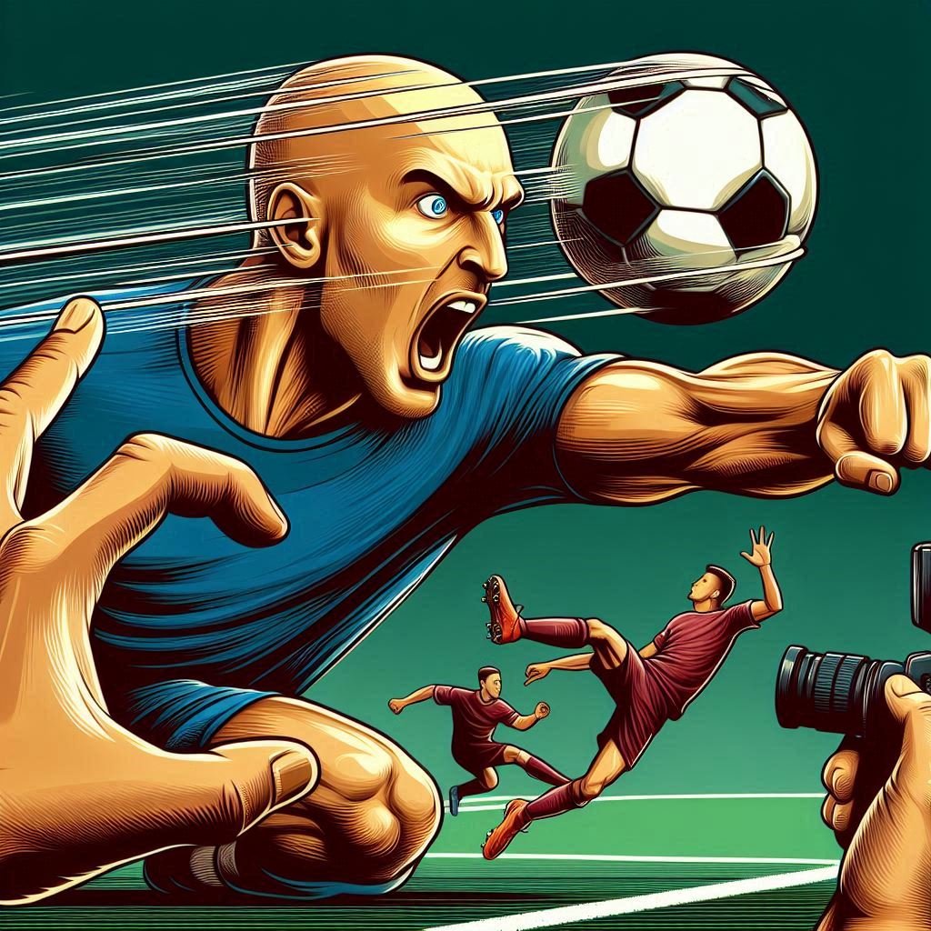 Gol Dicetak Pakai Kepala Botak, Aksi Unik Bikin Heboh