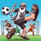 Aksi Lucu Pertandingan Sepak Bola Pakai Sandal yang Bikin Ketawa dan Viral di Internet
