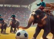 Kamu Tidak Akan Percaya! Begini Serunya Pertandingan Bola Gajah di Dunia Nyata